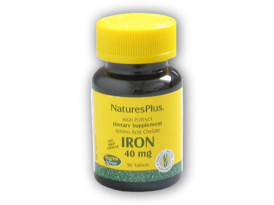 Natures Plus Source of Life Iron 40mg 90 tablet - main (0)