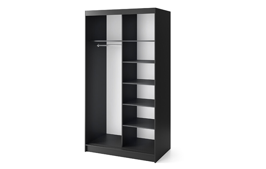 Artelta Šatní skříň MARRPHY II 120 | se zrcadlem - main (6)