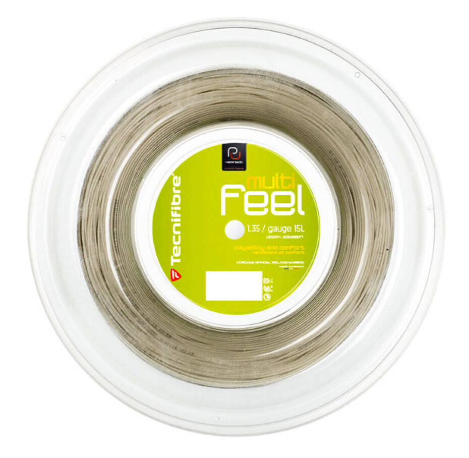 Tenisový výplet Tecnifibre  Multifeel Natural (200 m)  1,35 mm - main (0)