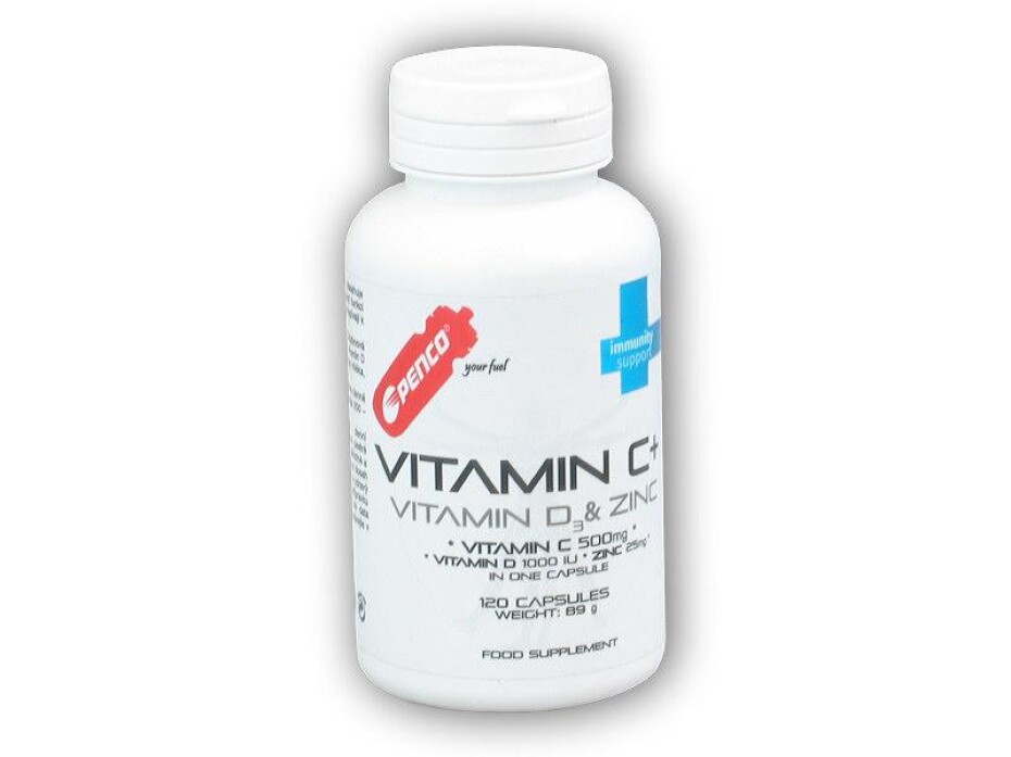 Penco Vitamín C plus D3+Zinc 120 kapslí - main (0)