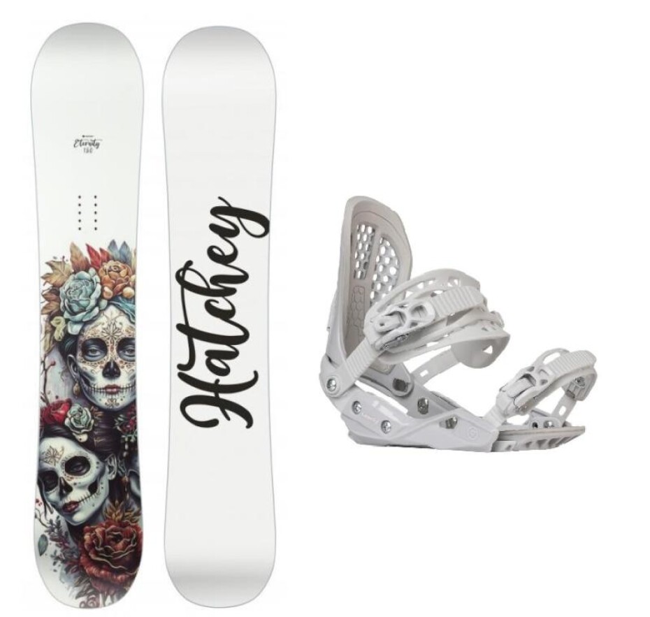 Hatchey Eternity dámský snowboard + Gravity G2 Lady white vázání - main (0)