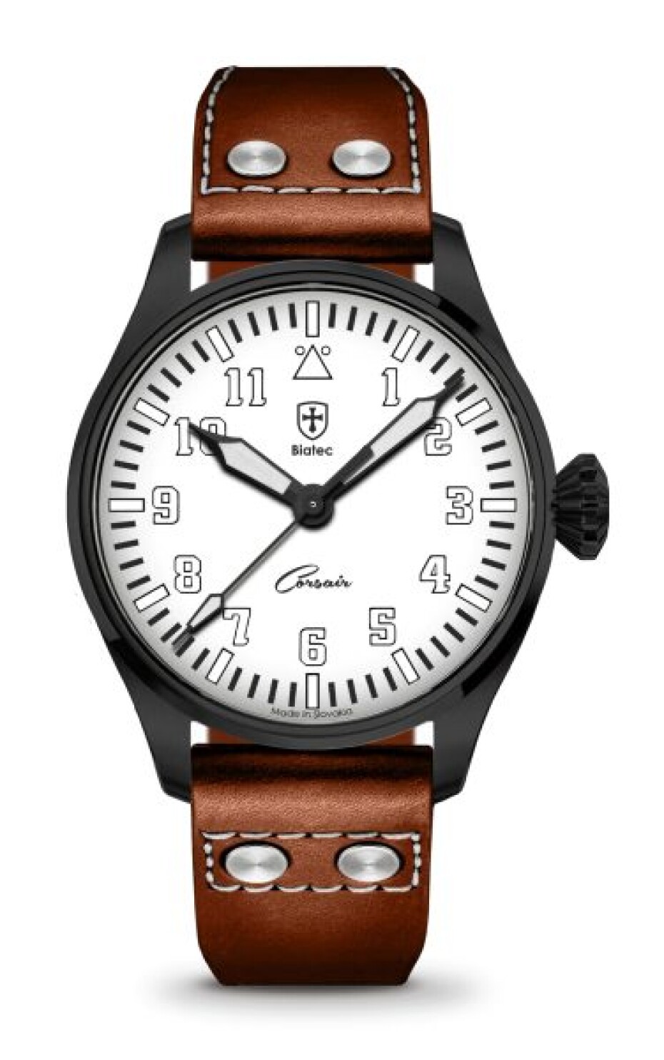 Biatec Corsair Vintage 05 - Světle hnědý řemínek v pilotním stylu - main (0)