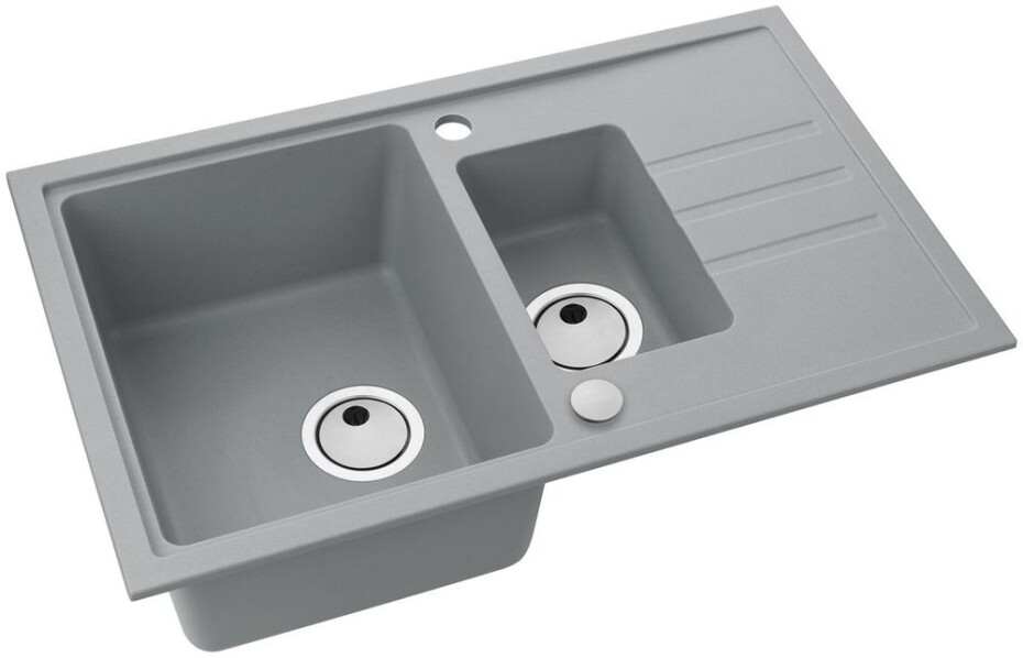 Alveus Granitový dřez MERYLL 70 Barva: Černá - main (8)