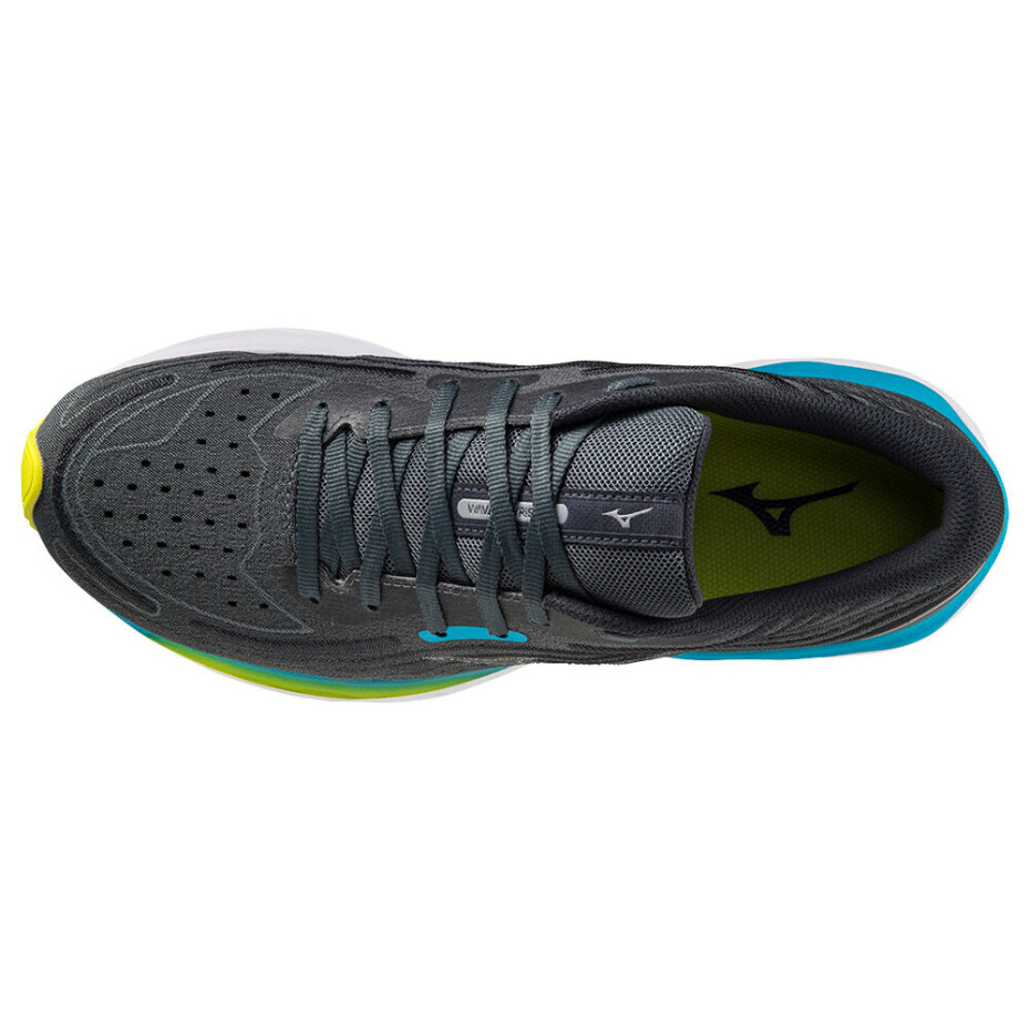 Pánská běžecká obuv Mizuno  Wave Skyrise 4 Stormy Weather/Pearl Blue/Jet Blue  UK 14 - main (3)