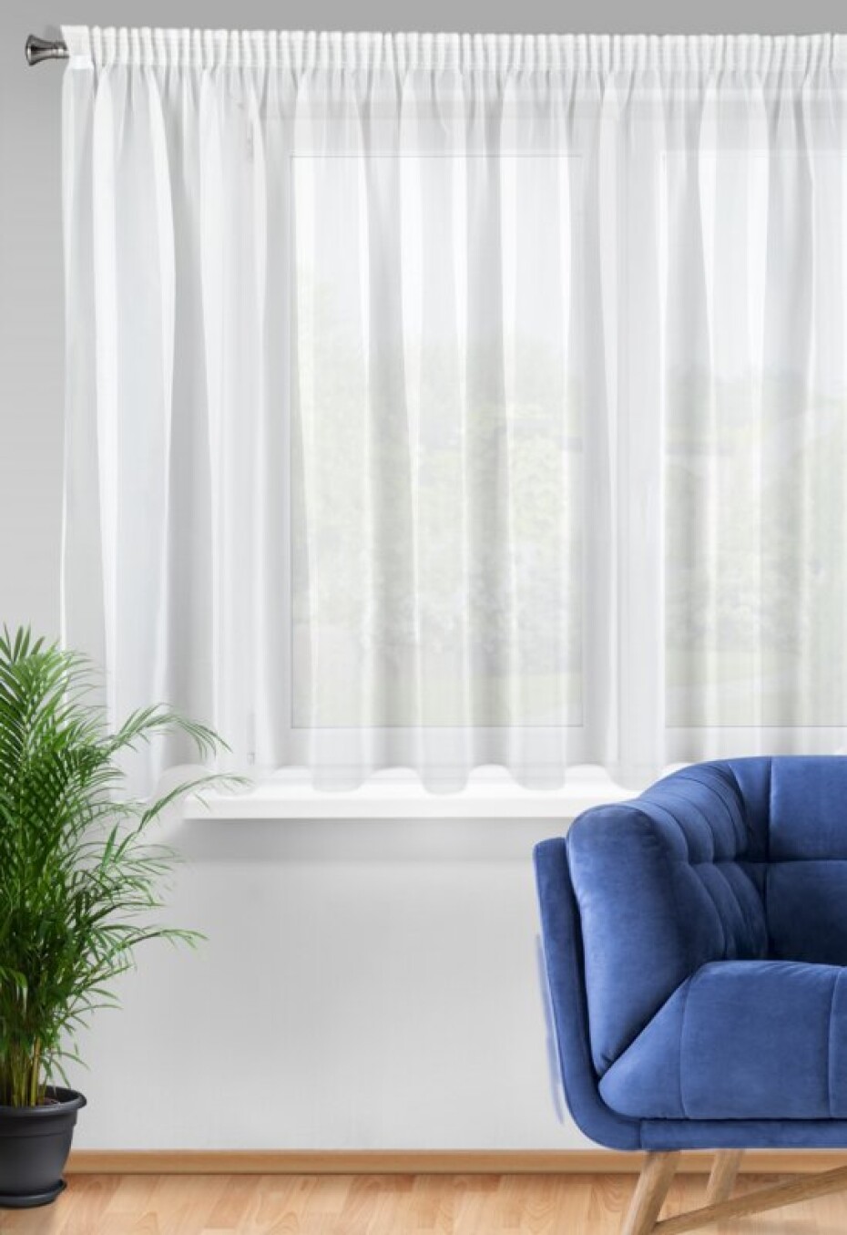 ArtFir Záclona LUCY P | bílá 300 x 160 cm - main (1)