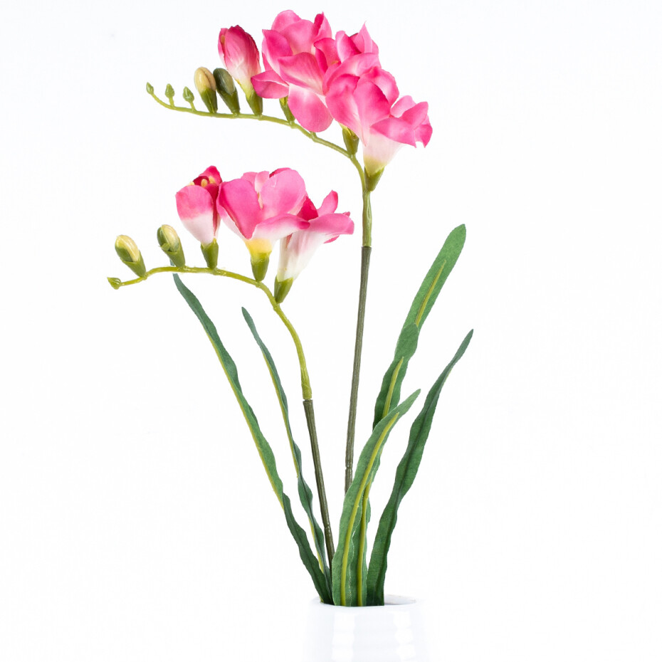 Umělá květina Frézie růžová, 57 cm - main (1)