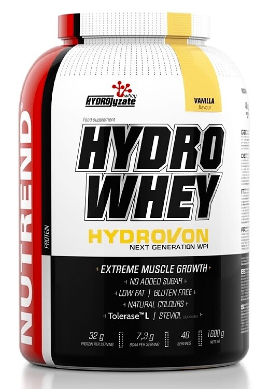 Nutrend Hydro Whey 1600 g vanilka - main (0)