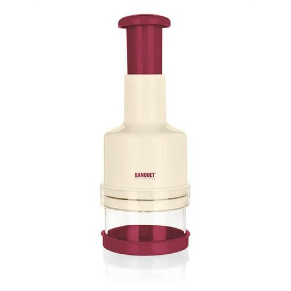 BANQUET Kráječ na cibuli CULINARIA Ivory / bordo 22 cm - main (0)