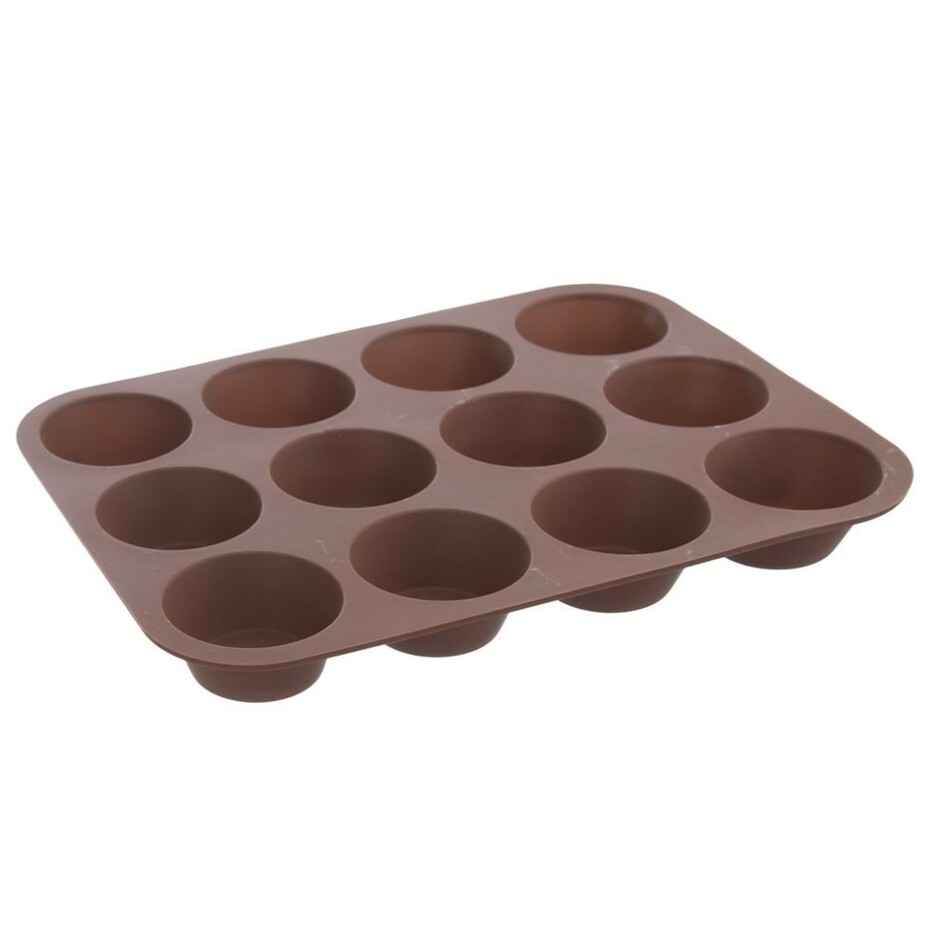 Orion Forma silikon MUFFINY 12 HNĚDÁ  - main (1)