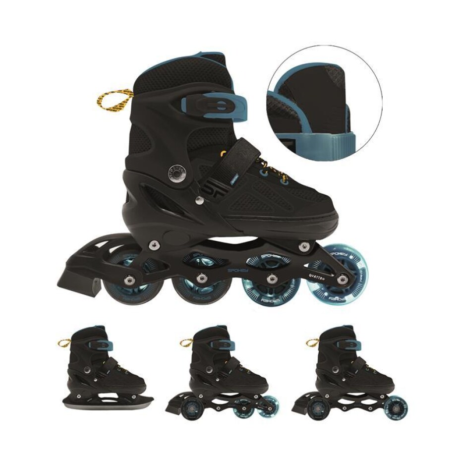 Spokey QUATTRO Brusle 4v1, černo-modré - main (0)