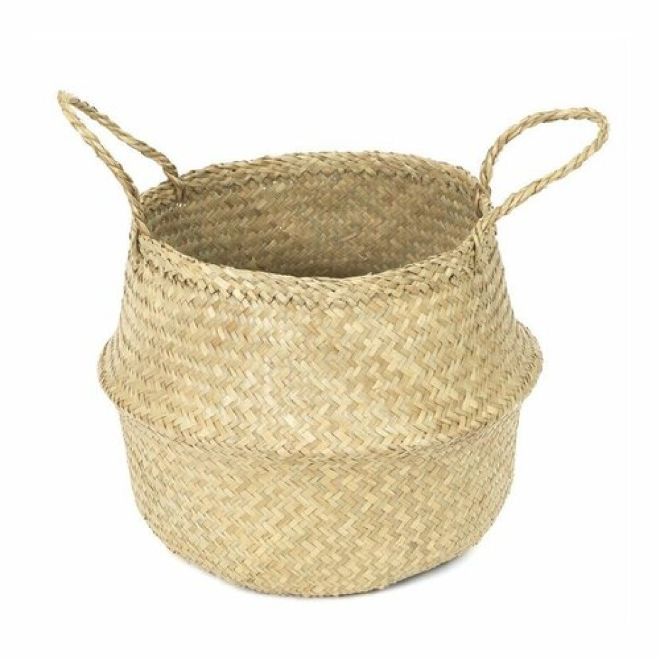 Compactor Pletený úložný košík z mořské trávy Belly, 35 x 32 cm, přírodní, M - main (0)