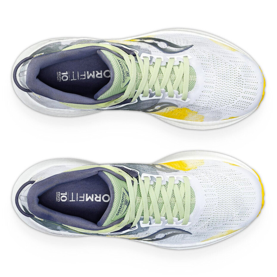 Dámská běžecká obuv Saucony  Triumph 21 White/Fern  UK 5,5 - main (3)