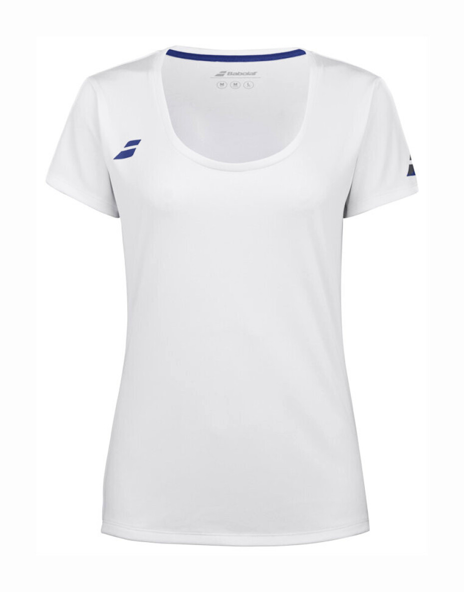 Dámské tričko Babolat  Play Cap Sleeve Top Women White/White L - main (0)