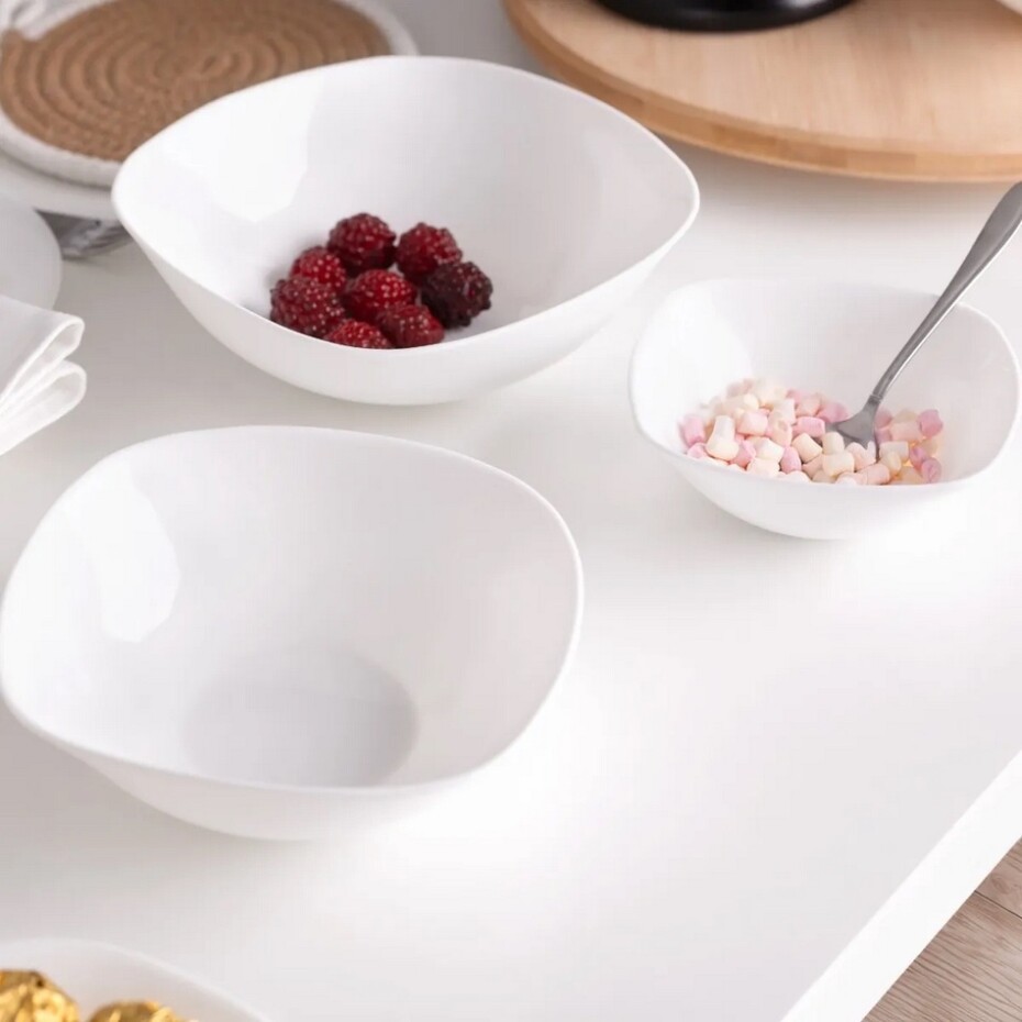 Altom Sada misek z opálového skla White harmony 12,5 cm, 6 ks - main (3)