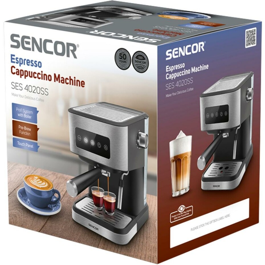 Sencor SES 4020SS espresso pákové - main (11)