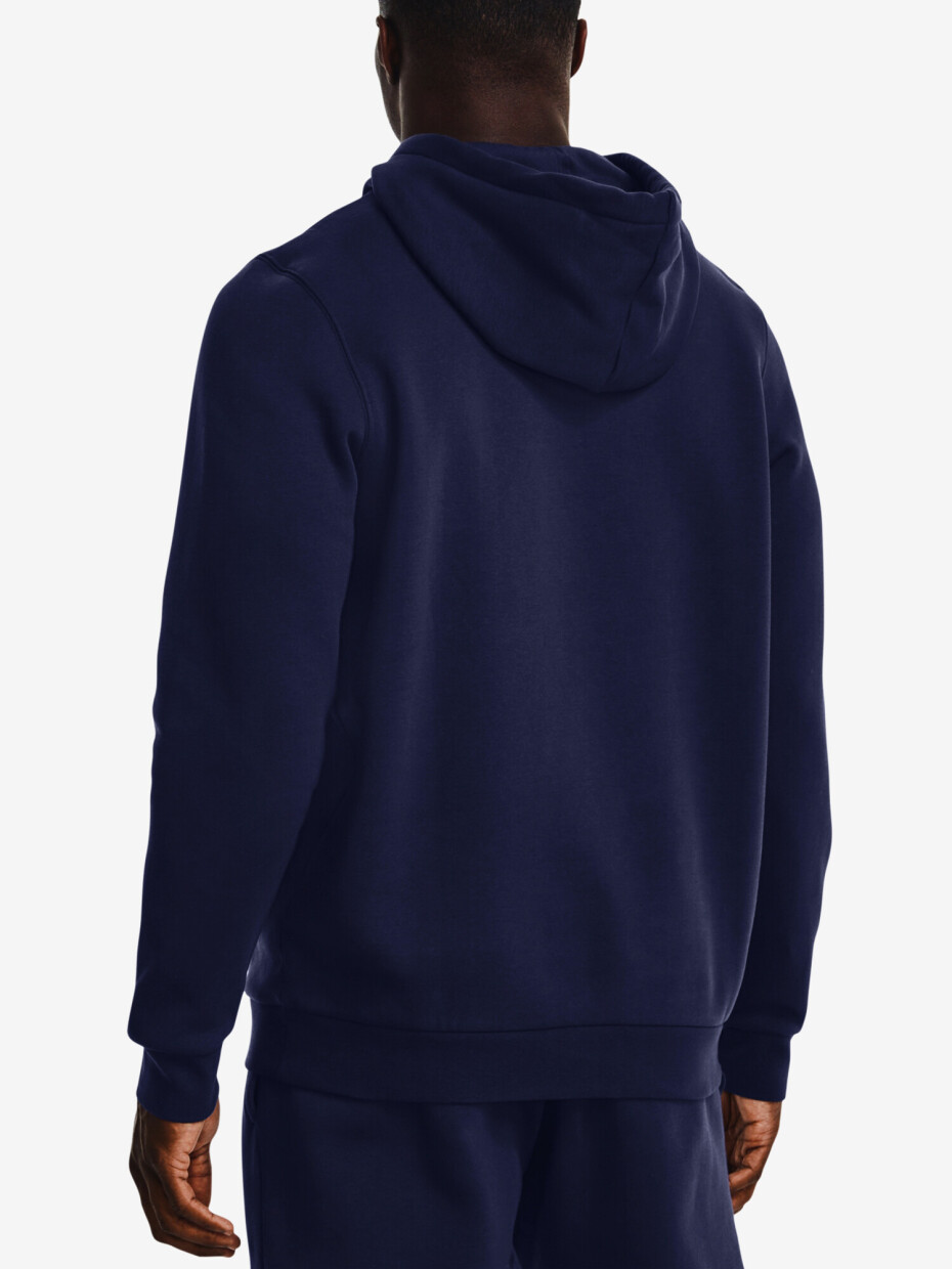 Pánská mikina Under Armour  Essential Fleece Hoodie-NVY S - main (5)