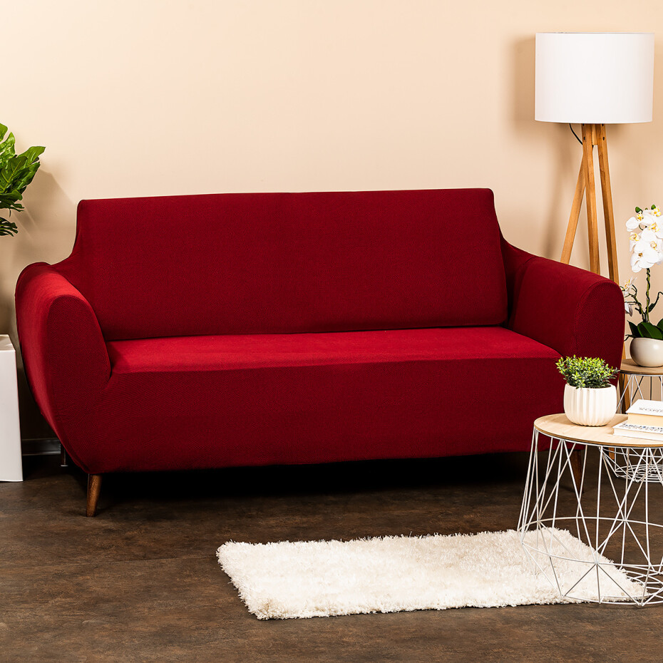 4Home Multielastický potah na dvojkřeslo Comfort bordó, 140 - 180 cm - main (1)