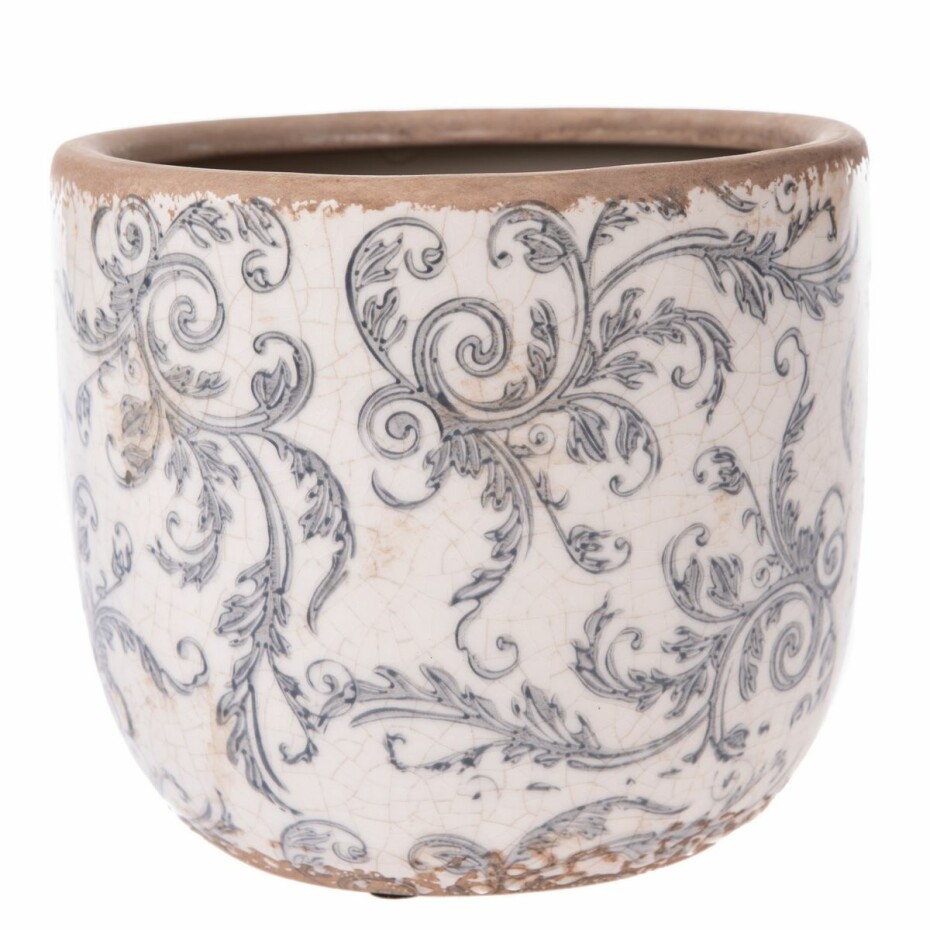 Keramický obal na květináč Vintage Pompei, 10,5 x 8,5 cm - main (0)