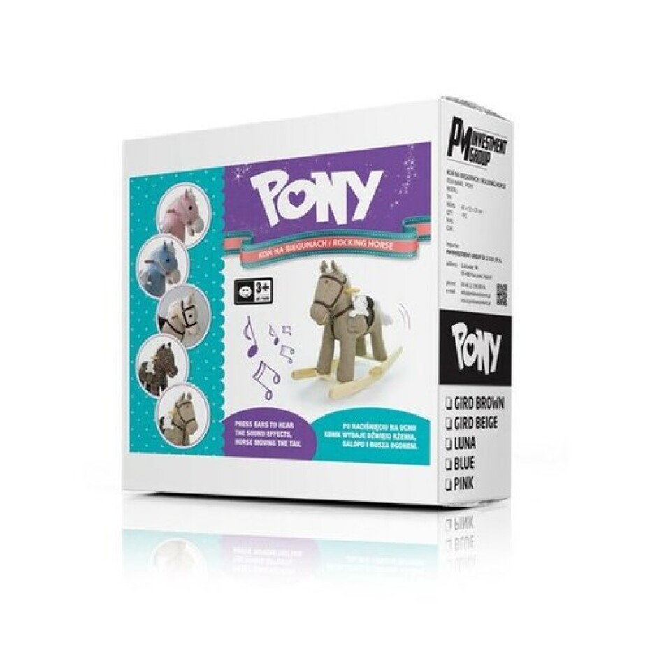 Milly Mally Houpací koník s melodií Pony, růžová - main (3)