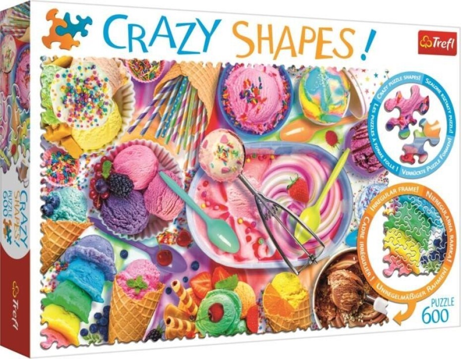 Trefl Puzzle Crazy Shapes Sladké sny 600 dílků - main (0)