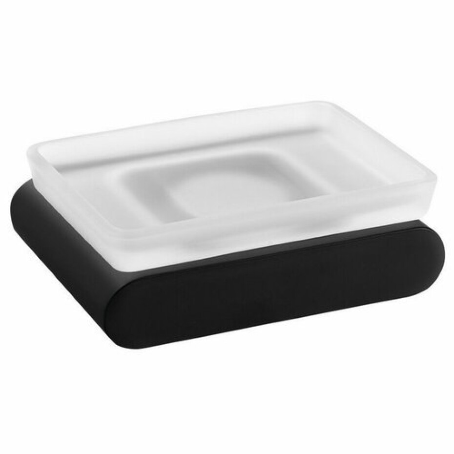 SAPHO RF002/15 Flori mýdlenka, černá mat/mléčné sklo       - main (0)