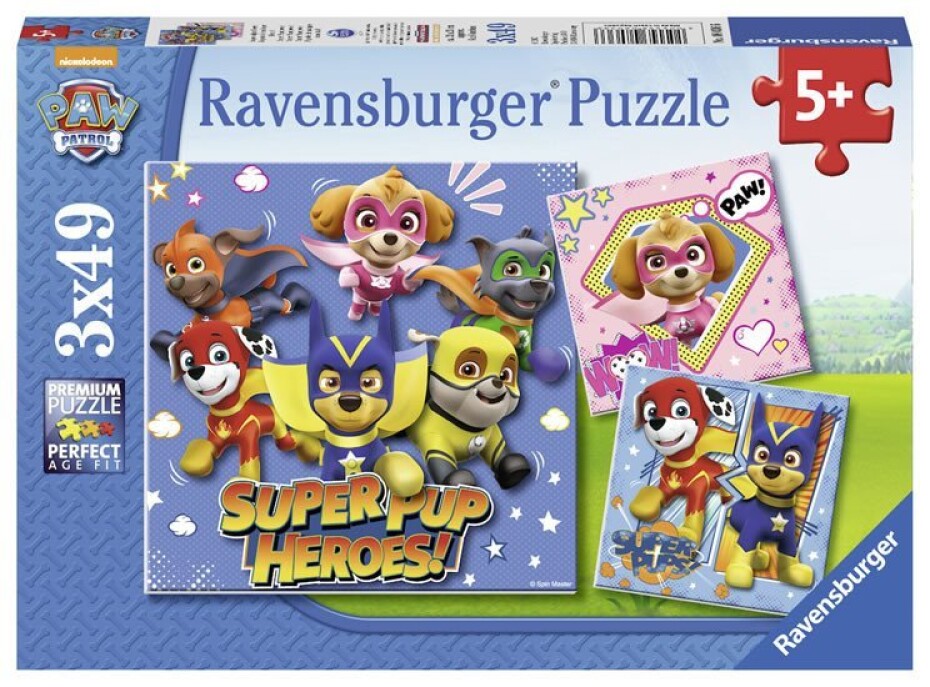 Puzzle Tlapková Patrola 3x49 dílků - main (0)