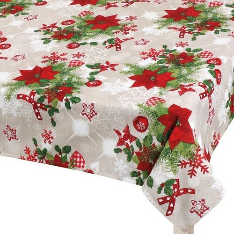 Bellatex Ubrus Vánoční hvězda červená, 70 x 70 cm - main (0)