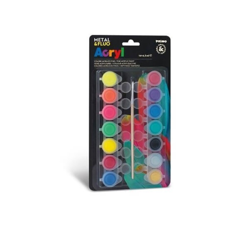 PRIMO akrylové barvy 14 x 4,5 ml - main (0)