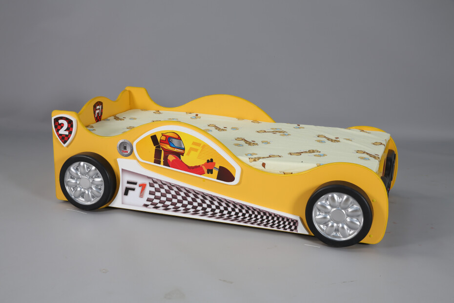 Artplast Dětská postel formulka MONZA | mini 90 x 190 cm Barva: Žlutá - main (8)
