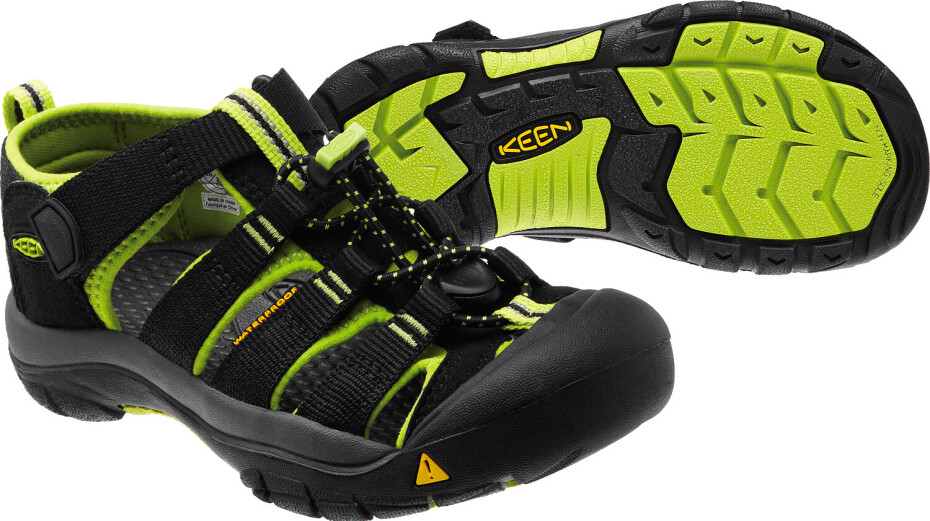 Dětské sandály Keen  Newport H2 JR Black/Lime Green  US 3 - main (3)