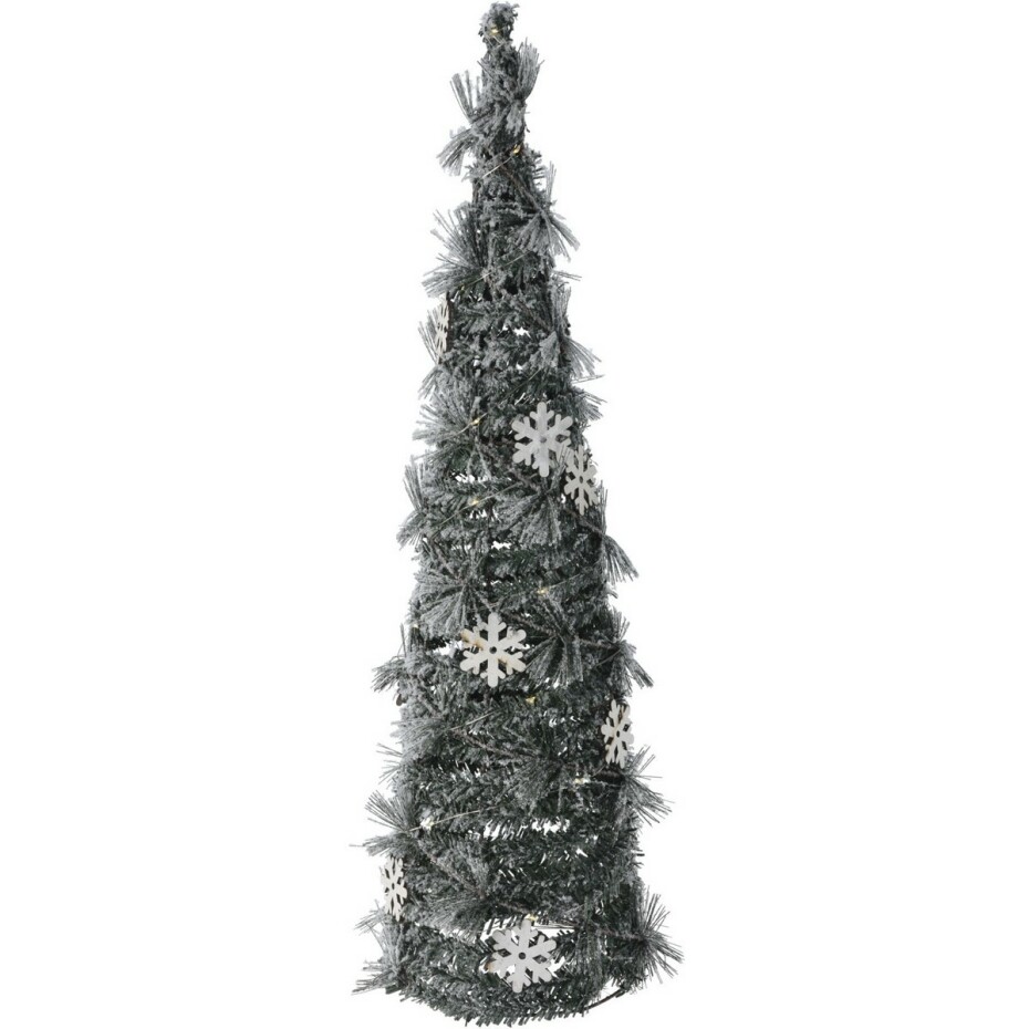 Vánoční dekorace Kužel se sněhem LED, 60 cm - main (0)