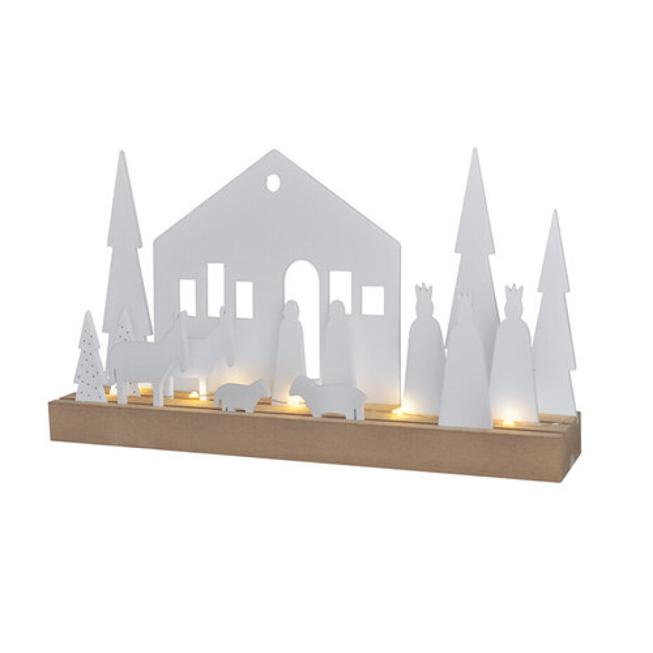 Solight LED zimní vesnička, modulární, 14 prvků, 10x LED, 2x AAA - main (3)