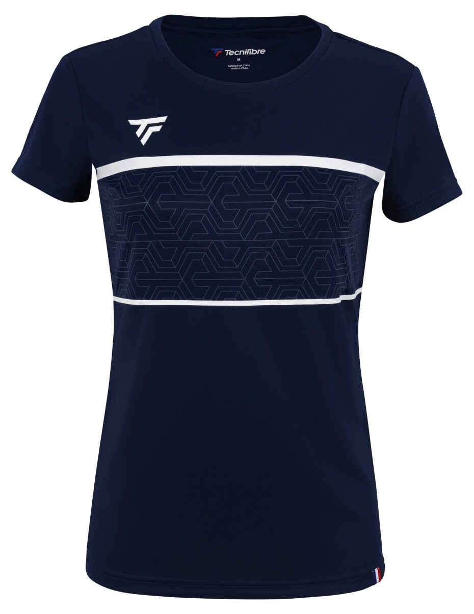 Dámské tričko Tecnifibre  Club Tech Tee Marine S - main (0)