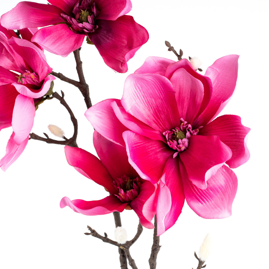 Umělá květina Magnolie růžová, 86 cm - main (2)