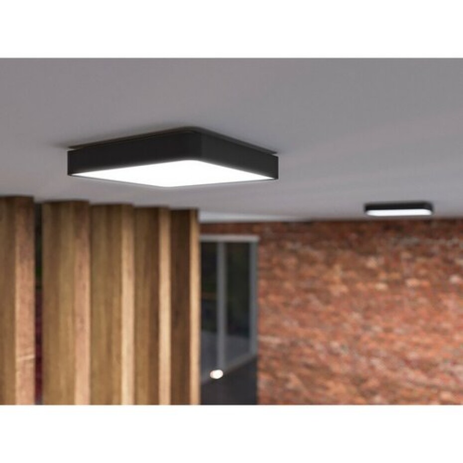 Panlux Přisazené LED svítidlo Verona Square černá, 28,3 x 28,3 cm, IP54 - main (2)