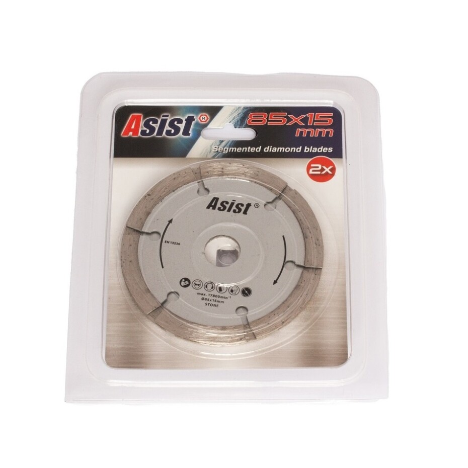 Asist AE5A020 segmentový diamantový kotouč k okružní pile AE5KR55DN-BMC, 2 ks - main (1)