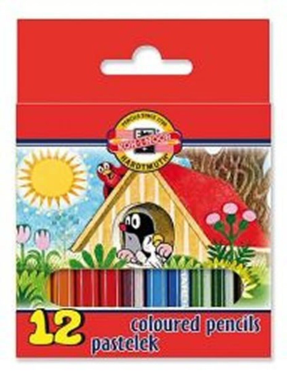 Koh-i-noor pastelky Krtek 12 ks, krátké - main (0)