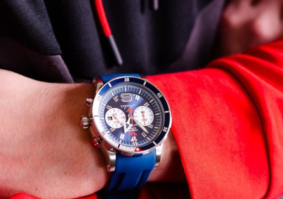 Vostok Europe Anchar Submarine Chrono Line 6S21-510A583 - Modrý silikonový řemínek - main (11)