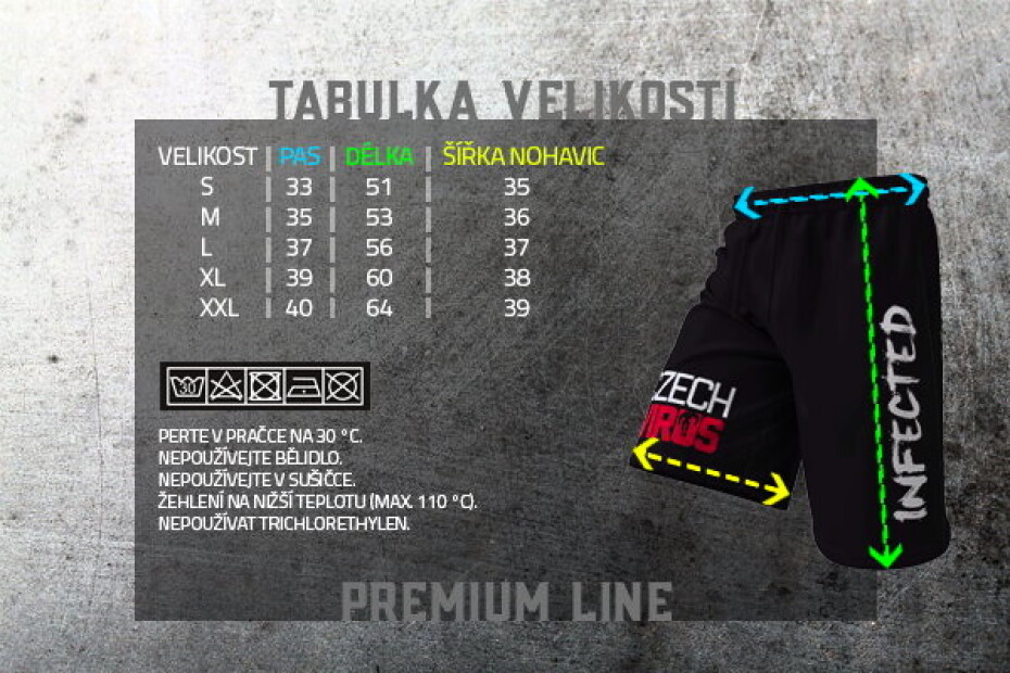 Pánské šortky Czech Virus  black L - main (1)