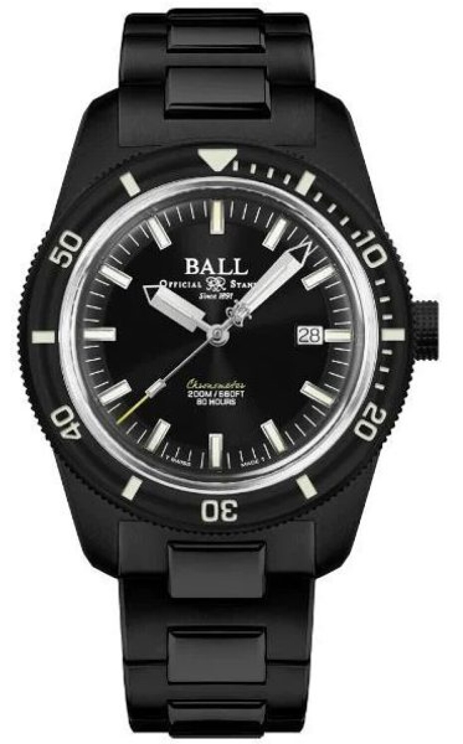 Ball Engineer II Skindiver Heritage Rainbow Manufacture Chronometer Limited Edition DD3208B-S2C-BKR - main (0)
