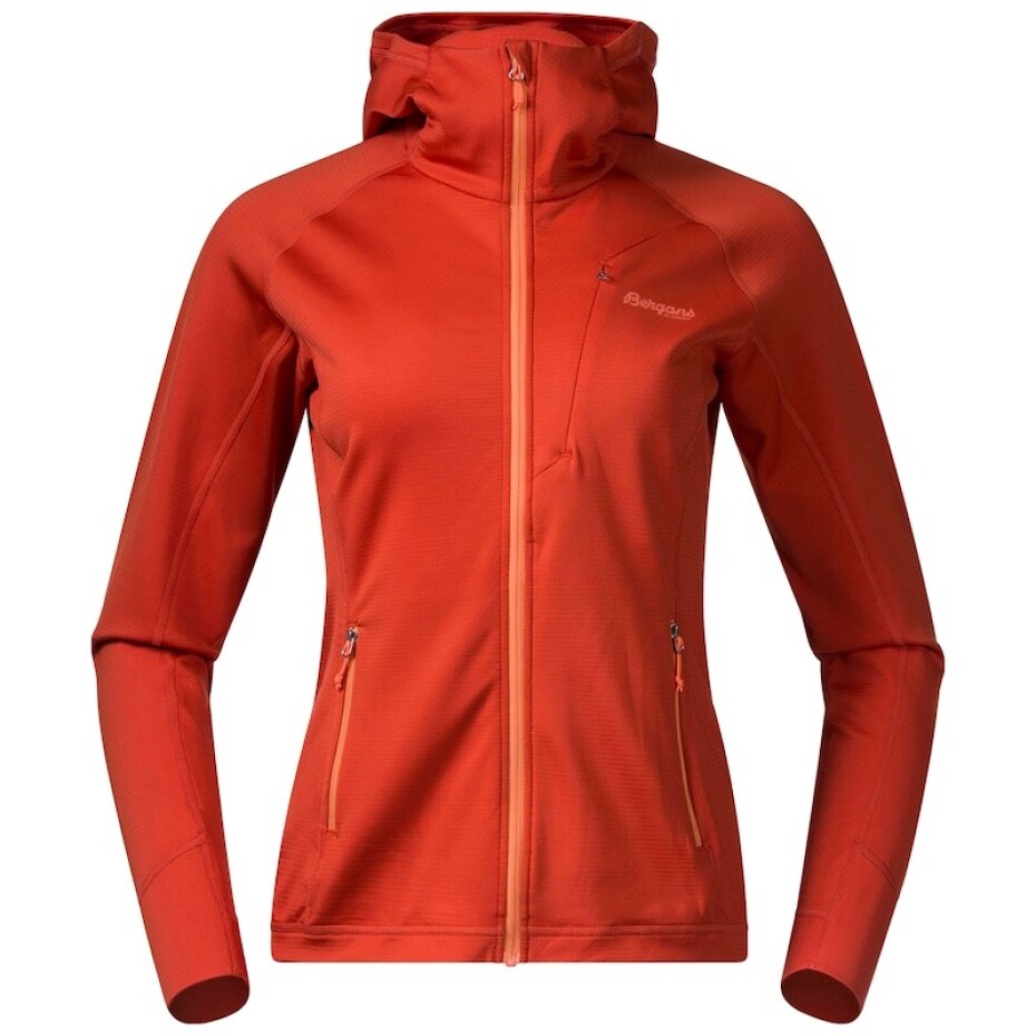 Dámská bunda Bergans  Skaland Hood Red S - main (0)