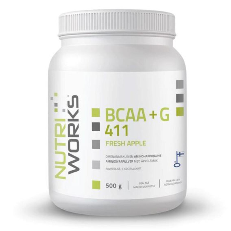 NutriWorks BCAA + Glutamin 4:1:1 500g - main (0)