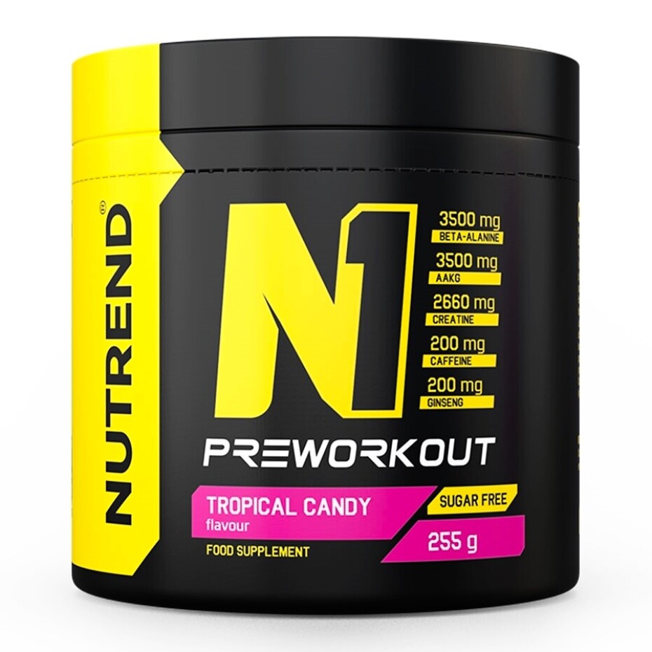 Nutrend N1 Pre-Workout 255 g modrá malina - main (5)