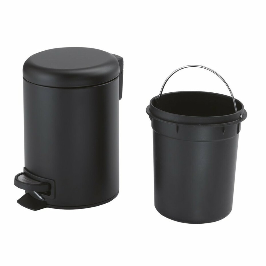 GEDY 330914 Odpadkový koš POTTY 5 l, matná černá - main (2)