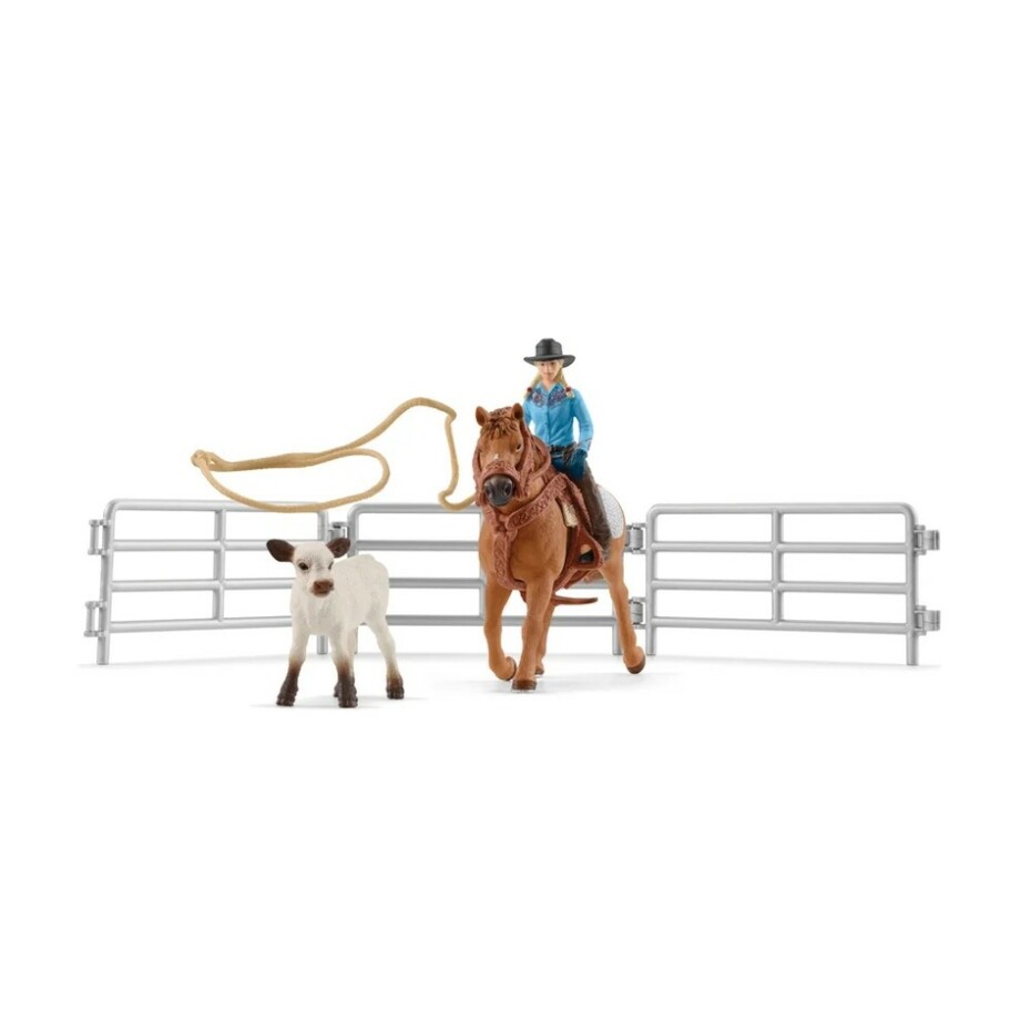 Schleich 42577 Kovbojská zábava s lasy, 15 x 19 x 8 cm - main (0)