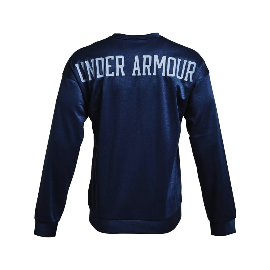 Pánská mikina Under Armour  RECOVER LS CREW dark blue XXL - main (2)