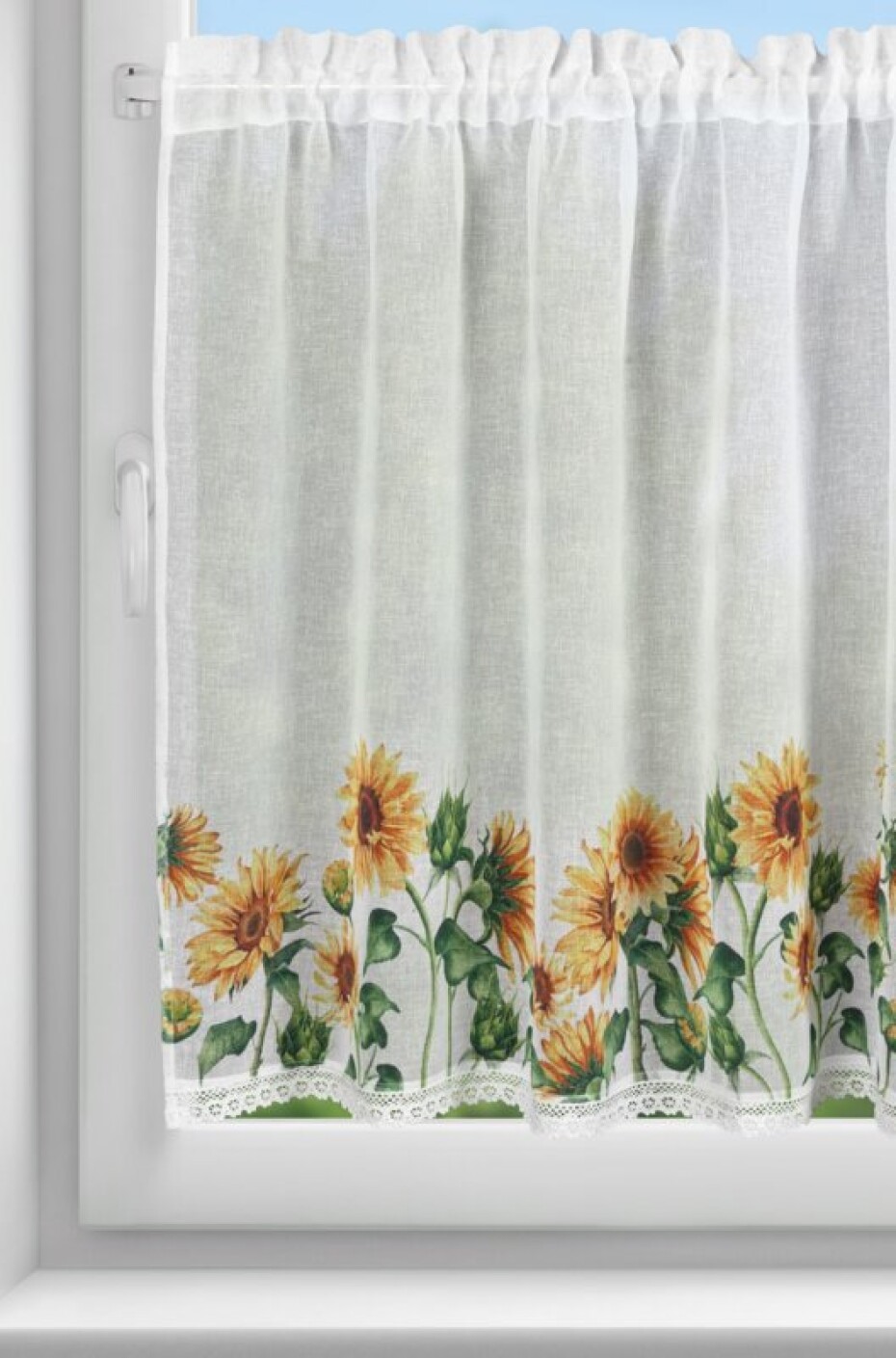 ArtFir Záclona HELIA P | slunečnice 150 x 90 cm - main (0)