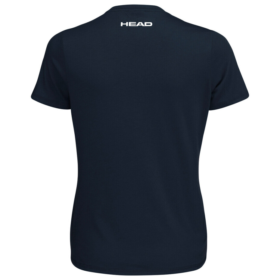 Dámské tričko Head  Club Basic T-Shirt Women Navy XL - main (1)