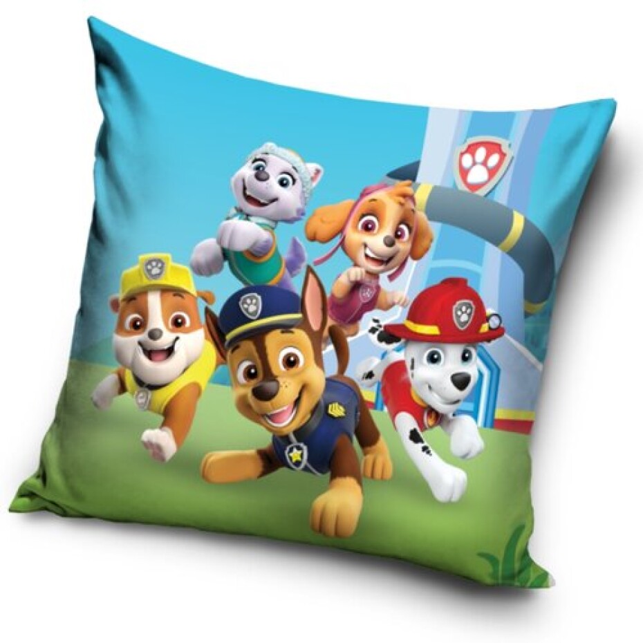 Carbotex Povlak na polštářek Tlapková Patrola Jedeme na Zelenou, 40 x 40 cm - main (0)