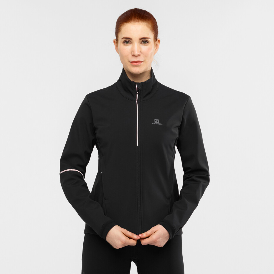 Dámská bunda Salomon  Agile Softshell Jacket Black XS - main (3)